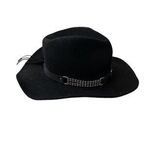 Harley Davidson Black Motorcycle Chain Hat Size Medium